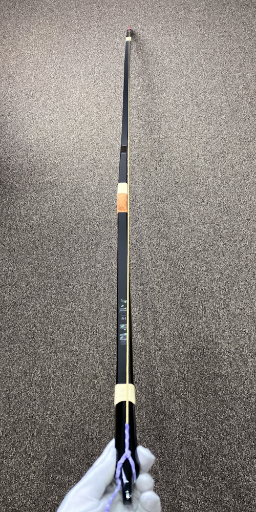 二寸伸　12.6kg　一射(オールブラック) ツルネ－つながりの一射－　カーボン弓