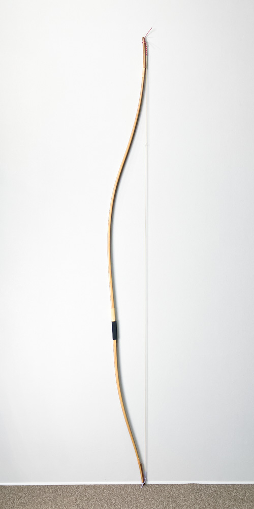 二寸伸　14.4kg　MIYATA A 節無 白木竹弓風　グラス弓